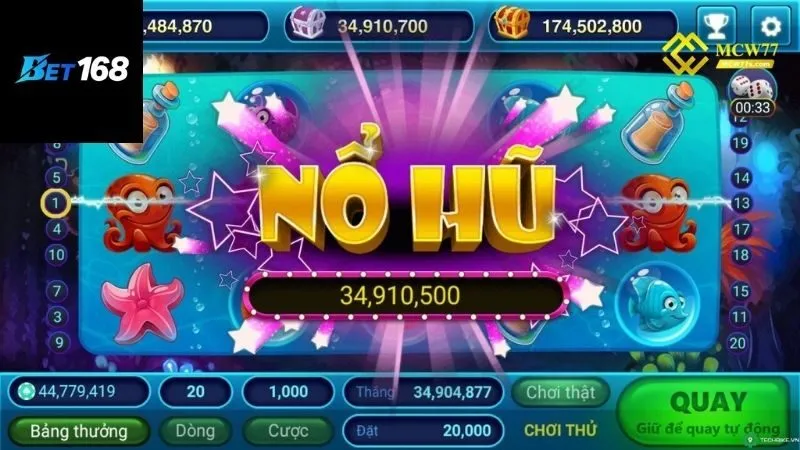 Giới thiệu về Bet168 và nổ hũ