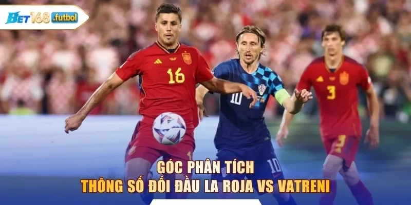 Góc phân tích thông số đối đầu La Roja vs Vatreni